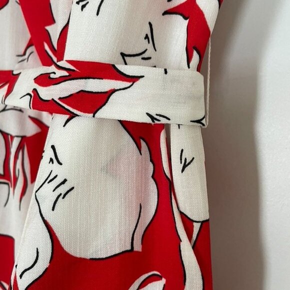 Elevenses Red & White Floral Jumpsuit - Picture 6 of 10